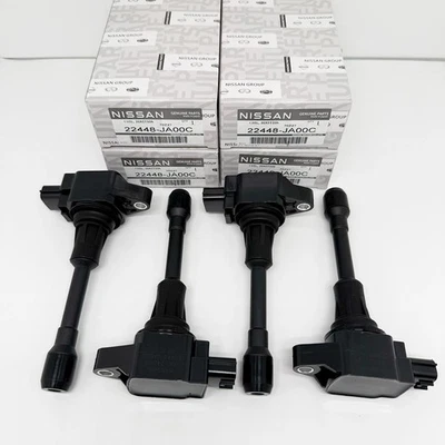 4PCS Genuine Ignition Coils 22448-JA00C For Nissan Altima Sentra Infiniti FX50 Foto 1 de 4