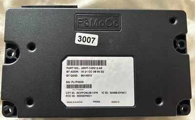 Ford Focus 2009 2010 módulo de control de sincronización de comunicación AR3T-14D212-AH fabricante original Foto 1 de 4