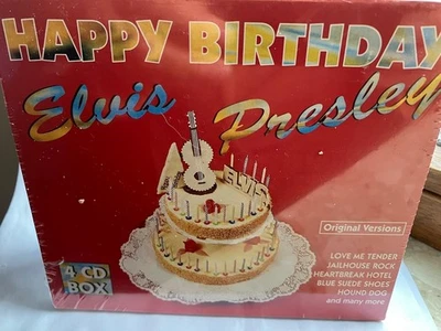 ELVIS PRESLEY HAPPY BIRTHDAY 4x CD BOX  NEU  OVP  Rarität - Bild 1 von 4