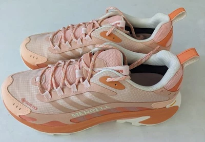 Merrell Moab Speed 2 GTX Gore Tex J037844 Mujer Naranja Zapatos Talla 11 Totalmente Nuevos Foto 1 de 4