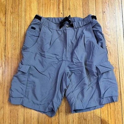 Columbia Shorts Mens Medium GRT Cargo Performance Belted Nylon Gray - Image 1 of 4