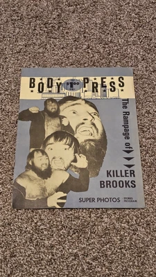 wwf BODY PRESS PROGRAM MAGAZINE wrestling - Image 1 of 2
