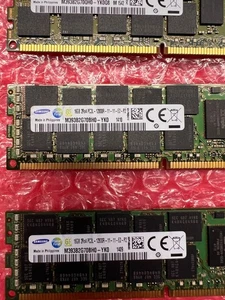 Samsung PC3L-12800 16 GB PC3L-12800 M393B2G70BH0-YK0 ECC 5 Stück Reg Server RAM - Bild 1 von 2