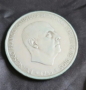 SPAIN. 100 PESETAS 1966. Star 67 PLATA SILVER. - Imagen 1 de 4