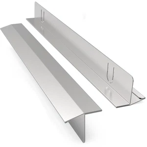 Striscia di riempimento copertura per piano cottura cucina 2 pezzi striscia di fessura in acciaio inox - Foto 1 di 9