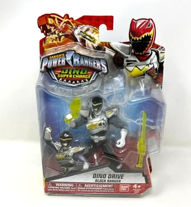 Power Rangers Super Charge Dino Drive Black Ranger Figure Bandai - Picture 1 of 4