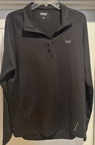 OGIO Endurance Giacca Uomo Quarto Zip Nero Taglia Large Occhiali Logo - Foto 1 di 13