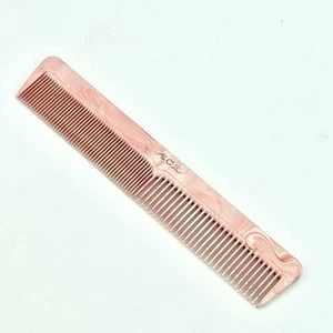 ACE 8" Pink Comb USA AA004 Goody Products Pink/Cream Swirl Vintage - Bild 1 von 6