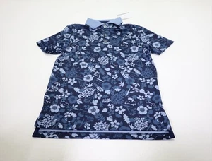 Greyson Youth Wild Flower Polo Boys Size Medium Maltese Blue 953E New 01298150 - Picture 1 of 5