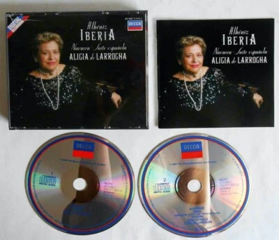 2 CD Box Albeniz: Iberia - Alicia de Larrogha (Decca) 1988 - Bild 1 von 2