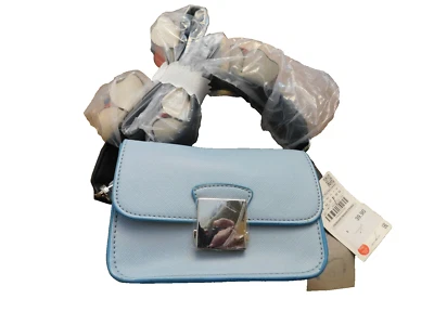 New Zara 3D red white blue Flower Strap 2 in 1 Design Crossbody Small Purse Bag - Image 1 of 4