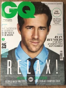 ππ GQ 9/2015 RYAN REYNOLDS Magazine Germany - Picture 1 of 2
