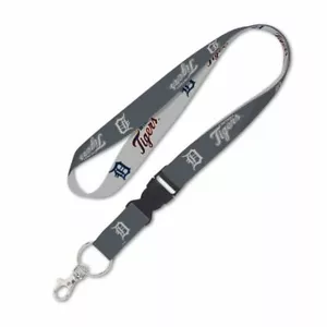 DETROIT TIGERS KEY CHAIN LANYARD WITH DETACH BUCKLE 1" WIDE 22" LONG MLB - Picture 1 of 1