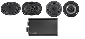 KICKER 46CXA3604T CXA360.4 360w RMS 4-Channel Car Amplifier+6x9"+6.5" Speakers - Picture 1 of 12