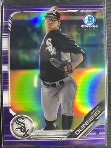 Dunning, Dan - 2019 Bowman Draft Chrome - Purple - 63/250 - Picture 1 of 1