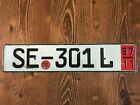 GERMANY LICENSE PLATE  SE 301 L ( SEGEBERG ) EXPIRED OVER 3 YEARS