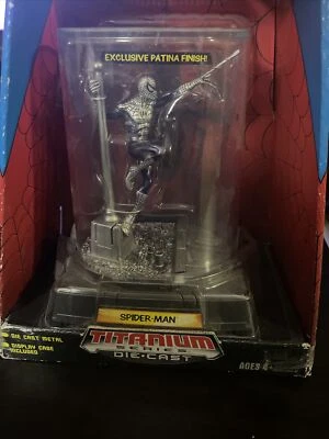 蜘蛛侠钛系列压铸漫威英雄 2006 年人偶全新 — 第 1/3 张图片