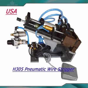 Pneumatic Wire Stripper Cable Stripper Air Wire Stripping Machine H305 110V - Picture 1 of 17