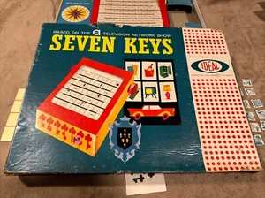 SEVEN KEYS GAME BY IDEAL VINTAGE 1961 - Picture 1 of 10