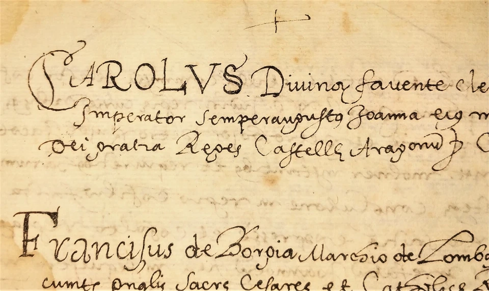 DOCUMENT. PROMISE OF KIDNAPPING OF JURISDICTION OF RIPOLL. MANUSCRIPT. XVI-XVII - Image 1 of 1