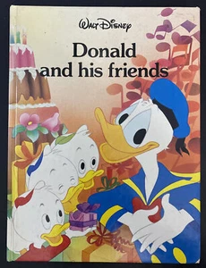 “Donald And His Friends” Disney, Hardcover Book Vintage Classic Children's Book - Picture 1 of 3