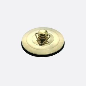 Silver/Gold/Antique Bath Plug with Chain 40-60mm Bathtub Basin Sink Drain Parts - Picture 1 of 10