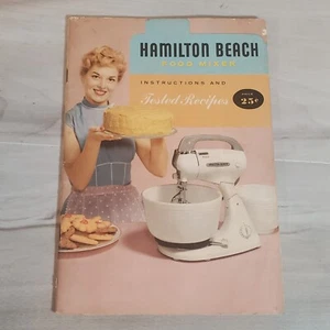 HAMILTON BEACH Food Mixer Mixguide Instructions and Tested Recipes Manual  - Picture 1 of 10