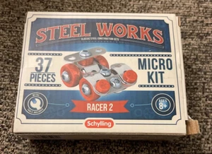 Steel Works Micro Kit Racer 2 Schylling 37 Pieces ~ NEW ~ Fast Shipping! - Picture 1 of 7