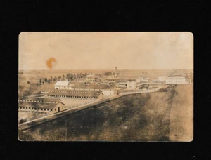 Vtg RPPC Stockyards Corrals Buildings Farm Columbus OH Hartville OH Postmark - Picture 1 of 2