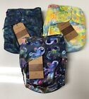 Petite Crown Trima Os Cloth Diapers Lot Of 3 Prints Nwt