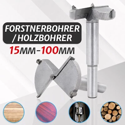 Forstnerbohrer Ø 15mm-100mm Holzbohrer Astlochbohrer Kunstbohrer Scharnierbohrer - Bild 1 von 4