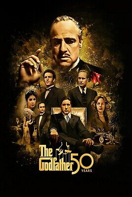 Buy One Get Free GIFT   The Godfather 50th Anniversary   Movie Poster • 13.99$