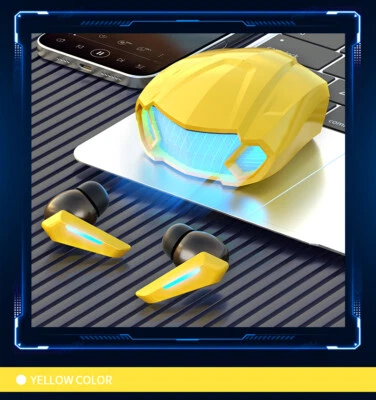 Auriculares inalámbricos TWS 5.2 Bluetooth Auriculares mecánicos brillantes geniales Foto 1 de 4