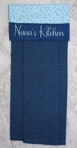 Personalised Self hanging Kitchen Tea Towel / Dishcloth | Nana's Kitchen | Love - Picture 1 of 24