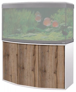 Fluval Vicenza 260L Unterschrank (121x46x70 cm) - Farbe: Weiß / Eiche - Bild 1 von 1