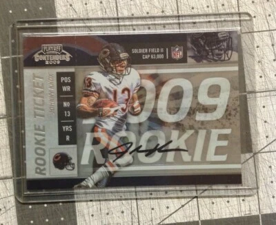 2009 Playoff Contenders Johnny Knox #175 Rookie Auto Excellent - Image 1 of 2