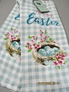 well dressed home terry towels 100% Cotton NWT Happy Easter  free shipping  - Picture 1 of 4