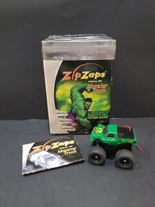Incredible Hulk 4X4 Monster Truck 3D Body ZipZaps Wireless Micro RC Car *AS-IS*