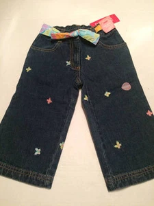 Gymboree Palm Springs denim butterfly design pants size 5 - Picture 1 of 1