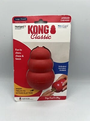 JUGUETE MASTICABLE KONG CLASSIC GRANDE 30-65 LIBRAS ROJO PERRO Foto 1 de 4