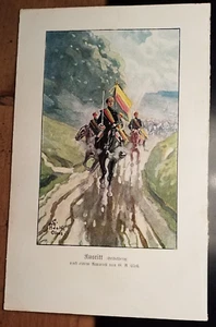 Heidelberg - Ausritt - nach einem Aquarell von G. Adolf Closs / Tafel - Picture 1 of 1