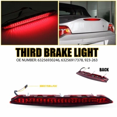 Tercera luz de freno LED 3RD roja para BMW Z4 E85 2003 2004 2005 2006 2007 2008 Foto 1 de 4