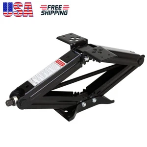 5,000lb 24" Extended Universal Manual RV Scissor Jack Kit 4-1/4" Retracted US - Bild 1 von 6