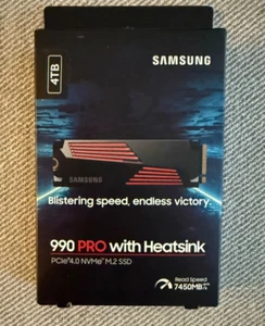 NEW Samsung 990 PRO 4TB M.2 2280 Internal SSD - MZ-V9P4T0CW - Photo 1/2
