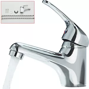 Waschtischarmatur Badarmatur Einhand Wasserhahn Bad Waschbecken Mischbatterie - Bild 1 von 9