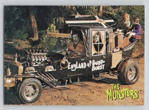 Trade Card The Munsters #40 Herman Munster Car Universal Studios Fred Gwynne - Foto 1 di 2