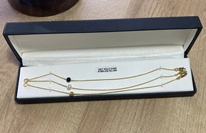 Giani Bernini 3 Piece Set Onyx & Freshwater Pearl Bead Chain Bracelets 18k Gold - Picture 1 of 3