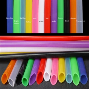 Ø0.5~60mm Food Grade Color Silicone Vacuum Hose Tube Soft Rubber Beer Milk Pipe - Picture 1 of 6