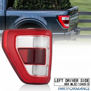 For 2021 2022 2023 Ford F-150 F150 LED Driver Side Tail Light W/ Blind Spot Lamp - Picture 1 of 13