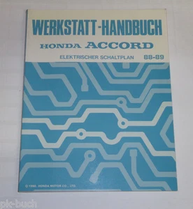 Manual de Taller Honda Accord Eléctrico Esquemático Stand 1988-1989 - Imagen 1 de 1